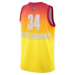 Maillot All-Star 2023 Team 2 Giannis Antetokounmpo 34 Nike Orange Swingman - Homme